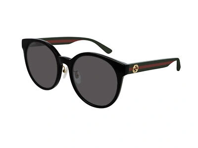 Pre-owned Gucci Sunglasses Gg0416sk 002 Black Gray Authentic