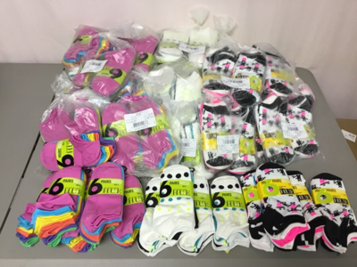 Pre-owned Hue Bulk Wholesale 80 Packs Of 6 Pair  No Show Liner Socks Multi Retail $1680.00 In Multicolor