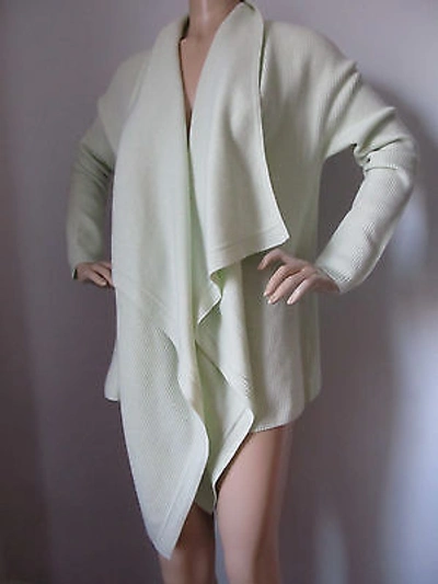 Pre-owned St John Knit Brand  Size P Womens Cashmere Sweater Wrap Mint Green