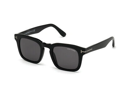 Pre-owned Tom Ford Sunglasses Ft0751-n 01a Black Smoke Authentic In Gray