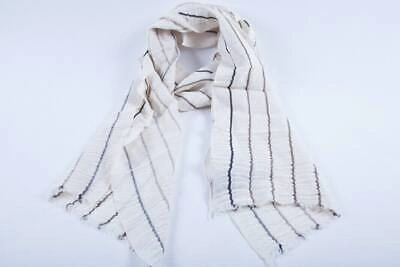 Pre-owned Fendi Scarf Scarves Foulard Cotton Man Whites Fxs278htw F0qb9 Sz.u Make Offer