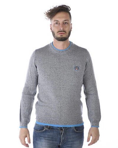 Pre-owned Kenzo Sweater Pullover Fall Winter Wool Man Grey 3ab5pu202 95 Sz.s Make Offer In Gray