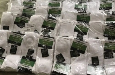Pre-owned Comfeet 20 Dozen Diabetic Socks Wholesale Lot Free Shipping (colors Black And White) In White And Black Mix