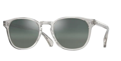 Pre-owned Oliver Peoples 0ov5298su Finley Esq. Sun 166941 Black Diamond Unisex Sunglasses In Steal