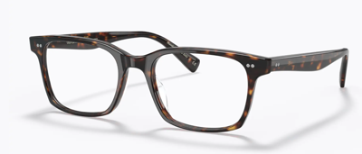 Pre-owned Oliver Peoples 0ov 5446u Nisen1009 362 Havana Rectangle Unisex Eyeglasses In Clear