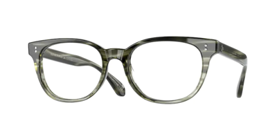 Pre-owned Oliver Peoples 0ov 5457u Hildie 1705 Washed Jade Women's Eyeglasses In Clear