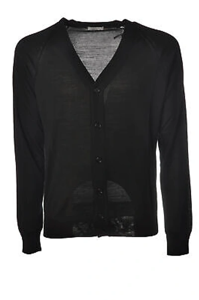 Pre-owned Paolo Pecora - Knitwear-cardigan - Man - Black - 6494219i190802 In See The Description Below