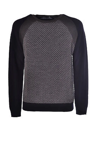 Pre-owned Paolo Pecora - Sweaters - Male - Blue - 2777630n173642 In See The Description Below