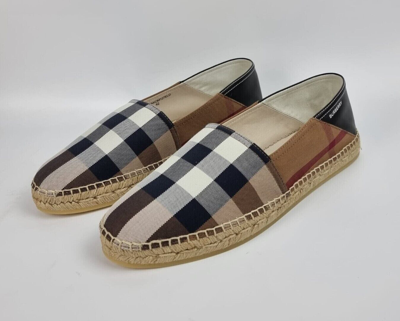 Pre-owned Burberry Alport Beige Espadrilles