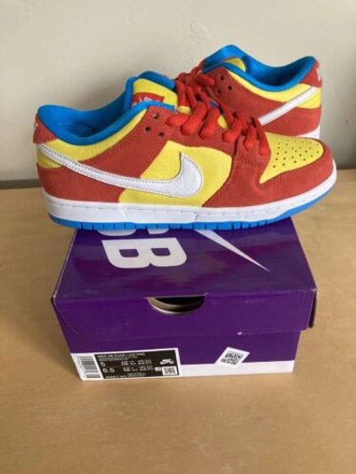Pre-owned Nike Sb Dunk Low Bart Simpson In Hand Size 5