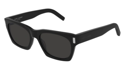 Pre-owned Saint Laurent Brand  Sunglasses Sl 402 001 Black Black Unisex In Gray