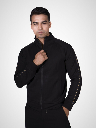 Pre-owned Pavi Italy Black Men´s Sweater 13-8009c