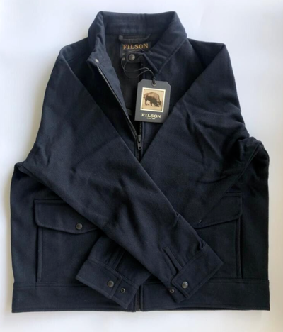 Pre-owned Filson Seattle Wool Work Jacket 20197980 Darknavy Short Cruiser 2xl Rare In Blue