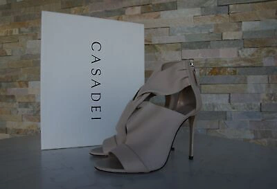 Pre-owned Casadei Ankle-strap High Heels Stiletto Skin-coloured In Beige