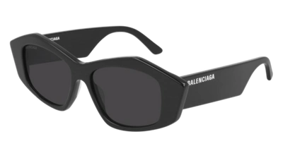 Pre-owned Balenciaga Brand  Sunglasses Bb0106s 001 Black Gray Genuine Woman