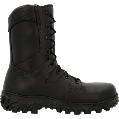 Pre-owned Rocky Women's Code Red Rescue Nfpa Rated Composite Toe Fire Boots Rkd0091 - In Black