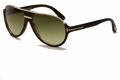 Pre-owned Tom Ford Dimitri Tf334 56k Sunglasses Men's Havana/green Gradient Lenses 59mm