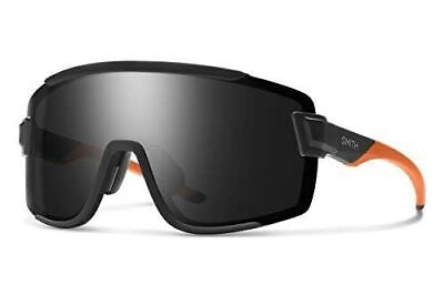 Pre-owned Smith Wildcat Semi-rimless Sunglasses Black Cinder Brown Orange / Cp Black&clear In Multicolor