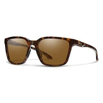 Pre-owned Smith Shoutout Sunglasses Vintage Tortoise Gold &brown Polarized Chromapop Glass In Multicolor