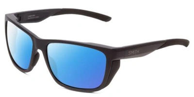 Pre-owned Smith Longfin Elite Wrap 59 Mm Polarized Sunglasses Deep Ink Navy Blue 4 Options In Blue Mirror Polar