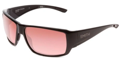 Pre-owned Smith Guides Choice Unisex Sunglasses Gloss Black/pc Ignitor Rose Red Pink 62 Mm In Multicolor