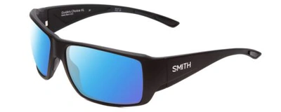 Pre-owned Smith Guides Choice Unisex Polarized Sunglasses Choose Lens Color In Black 63 Mm In Blue Mirror Polar