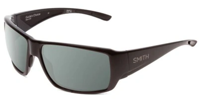 Pre-owned Smith Guides Choice Unisex Polarized Sunglass Gloss Black 62mm Choose Lens Color In Smoke Grey Polar