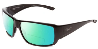 Pre-owned Smith Guides Choice Designer Polarized Bi-focal Sunglasses Black 62mm 41 Options In Green Mirror