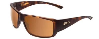 Pre-owned Smith Guide's Choice Xl Sunglasses Matte Tortoise Gold/chromapop Polarized Brown In Multicolor