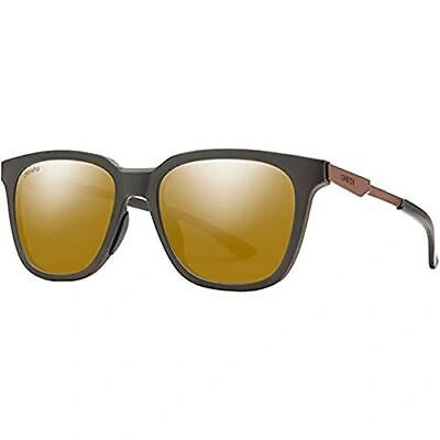 Pre-owned Smith Roam Sunglasses Matte Gravy/chromapop Polarized Bronze Mirror In Multicolor