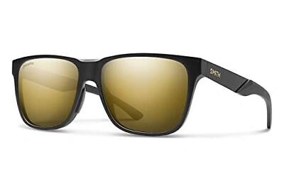 Pre-owned Smith Lowdown Steel Sunglasses Matte Black Gold/chromapop Polarized Black Gold In Multicolor