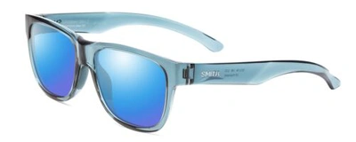 Pre-owned Smith Lowdown Slim 2 Polarized Sunglasses 4 Option Crystal Stone Green Blue 53mm In Blue Mirror Polar