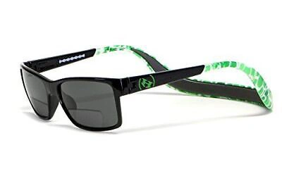 Pre-owned Clic Hoven Monix Magnetic Polarized Sunglasses Black Green Tortoise/smoke Grey+1.75 In Multicolor