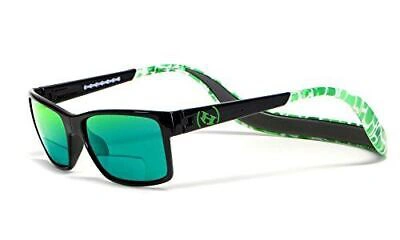 Pre-owned Clic Hoven Monix Magnetic Polarized Sunglasses Black Green Tortoise/green Mirror+3.00 In Multicolor