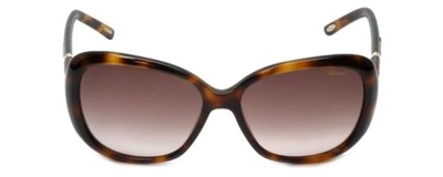 Pre-owned Chopard Designer Sunglasses Sch149s-09aj In Tortoise With Brown-gradient Lens