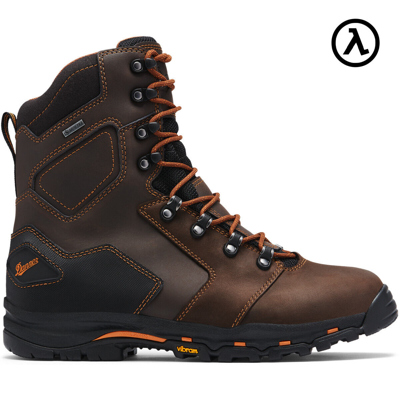 Pre-owned Danner ® Vicious 8" Composite Toe 400g Waterproof Work Boots 13874 - All Sizes In Brown