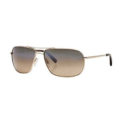 Pre-owned Reptile Sunglasses Terrapin Crm In Chrome Silver Metal Gradient Polarized Lens In Multicolor