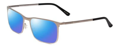 Pre-owned Porsche Design S P8294-c 54mm Polarized Sunglasses In Silver Black 4 Lens Options In Blue Mirror Polar