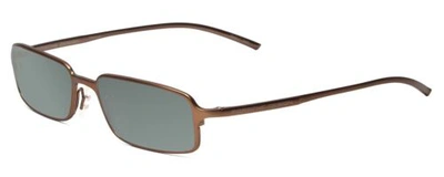 Pre-owned Porsche Design S P8185-d 52mm Polarized Sunglasses Bronze Titanium 4 Lens Options In Smoke Grey Polar