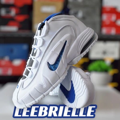 Pre-owned Nike Air Max Penny 1 Home White Blue Dv0684-100 Men's Size