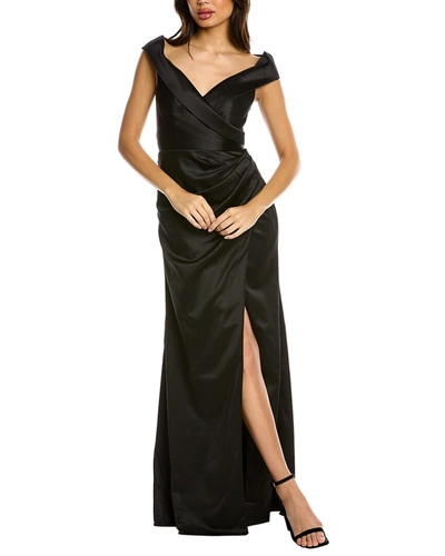 bariano black dress Flo Strappy Back Gown in Black by Bariano – Frockaholics at Momento Dezigns