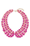 EYE CANDY LOS ANGELES EYE CANDY LOS ANGELES CLEO HOT PINK NECKLACE