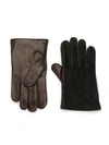 PORTOLANO Cashmere-Lined Leather Gloves