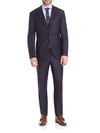 BRUNELLO CUCINELLI Solid Wool Suit