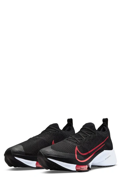 Nike Air Zoom Tempo Next% Sneakers Black In Black/hyper Violet/football Grey/flash Crimson