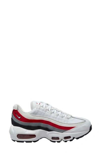 Nike Kids' Air Max 95 Recraft Gs Sneaker In Black/ White/ Red