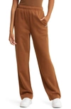 Alo Yoga Gender Inclusive Accolade Straight Leg Sweatpants In Cinnamon Brown