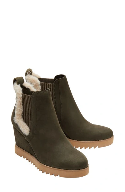 Toms Maddie Wedge Bootie In Green