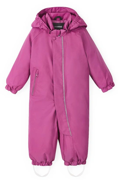Reima Babies' Puhuri Waterproof Snowsuit In Magenta Purple