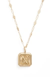 Miranda Frye Harlow Initial Pendant Necklace In Gold - N